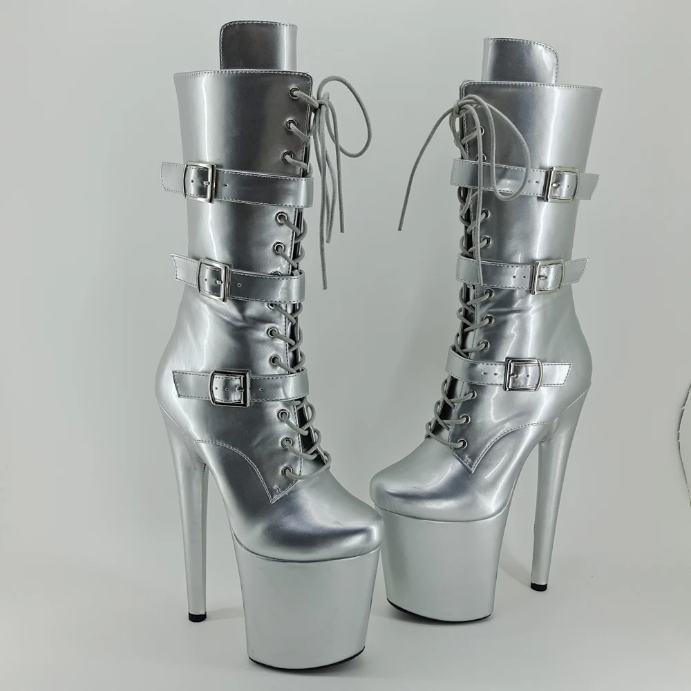 Leecabe/новейшие ботинки для танцев на шесте 20 см/8 дюймов джинсовые платформе