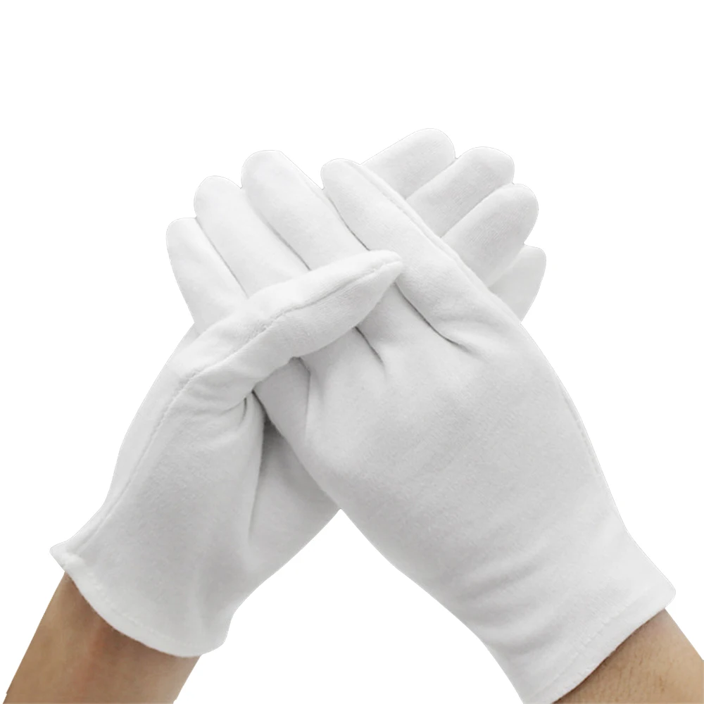 

Перчатки для сухой киносъемки, спа, церемониальные инспекционные перчатки, оборудование, 1 пара, перчатки, белые хлопковые рабочие перчатки