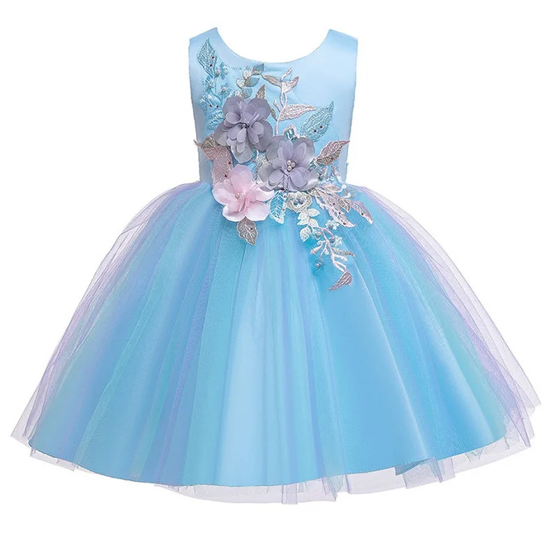 Vestidos de fiesta de noche; бальное платье принцессы для маленьких девочек; кружевное платье подружки невесты с цветочным узором для свадебной вечеринки; платья для выпускного вечера