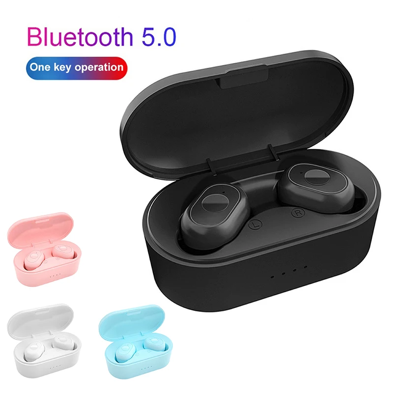 

TWS Bluetooth-compatible 5.0 Earphones Wireless Headphones In-ear Stereo Noise-canceling Headphones Sports Earplugs Headset