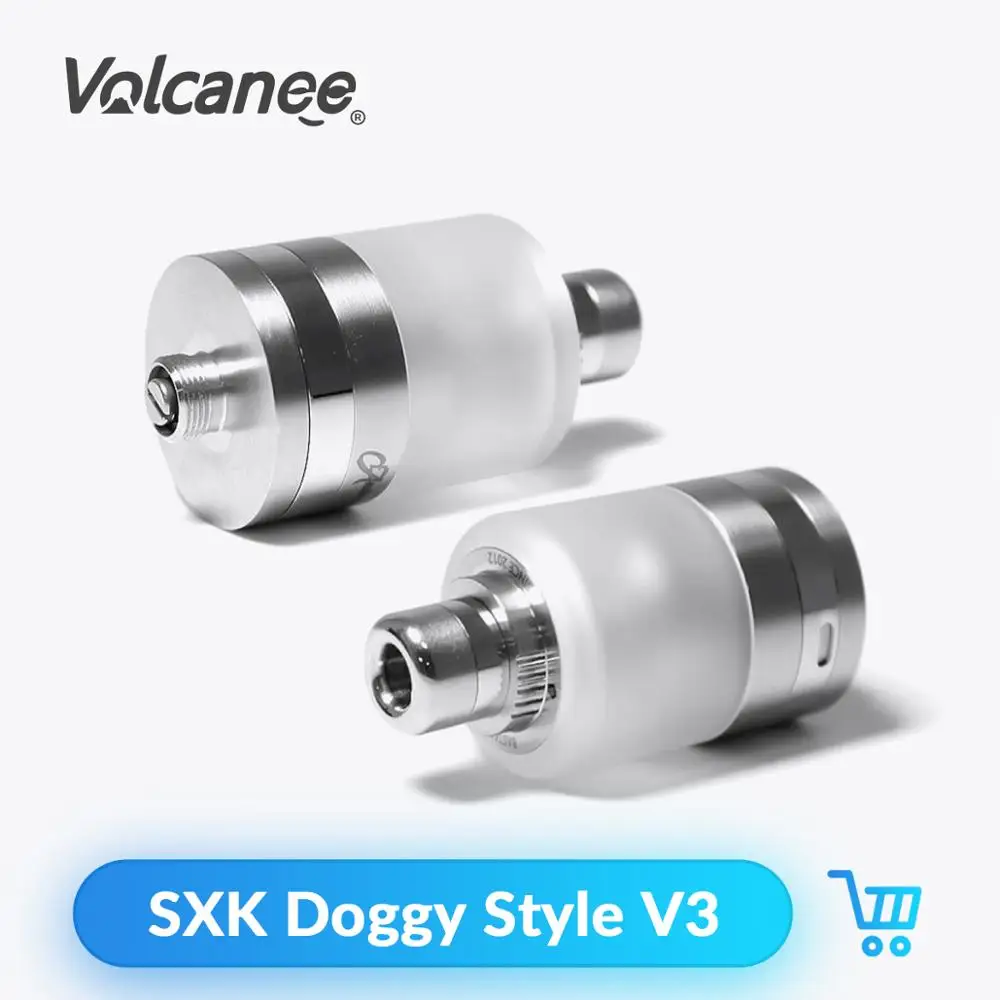 Volcanee SXK Doggy style V3 RDA MTL Танк Ремонтопригодный атомайзер 316SS для коробки мод