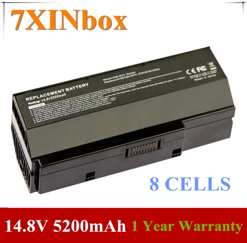 7XINbox A42 G53 G73 A43 Аккумулятор для ноутбука ASUS 52 G73G G53J G73J G53JW G73JW G53S G73S G53SW G73SW