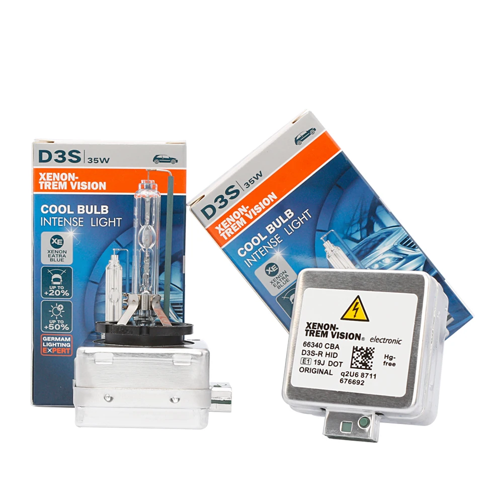 Ксеноновая лампа HID 2 шт. 35 Вт оригинальное качество D3S 66340 4300K 6000K холодный синий с
