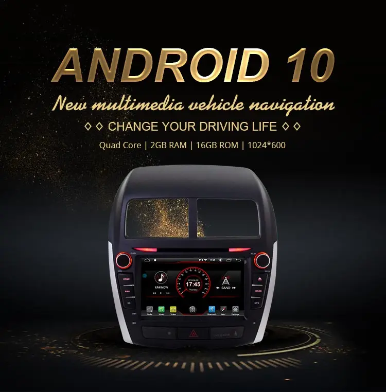 JDASTON Android 10,0 автомобильный dvd-плеер для Mitsubishi ASX 2011- peugeot 4008 Citroen C4 Мультимедиа gps 2 Din автомагнитола стерео