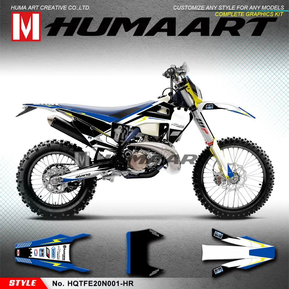 

HUMAART MX Graphics Kit Custom Sticker Wrap for TE150i TE250i TE300i FE350 FE450 FE501 2020 FE 350 450 501 2020 2021 2022