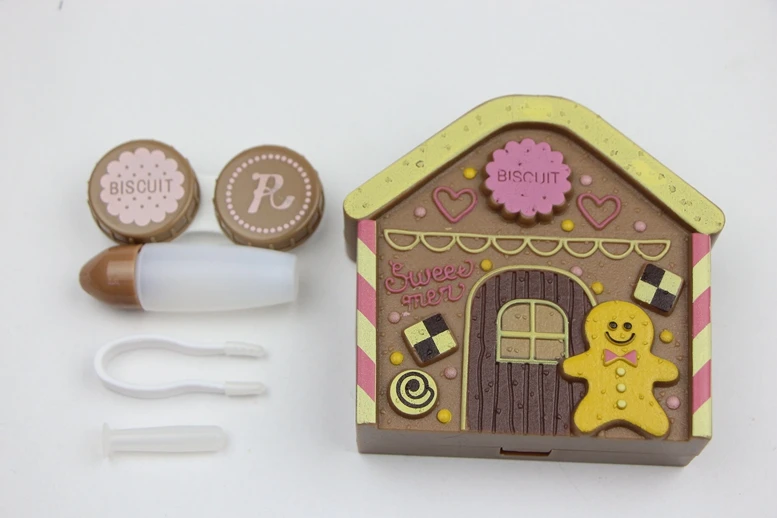 DRDAR милый мультяшный медведь чехол для контактных линз модный дом стиль легко