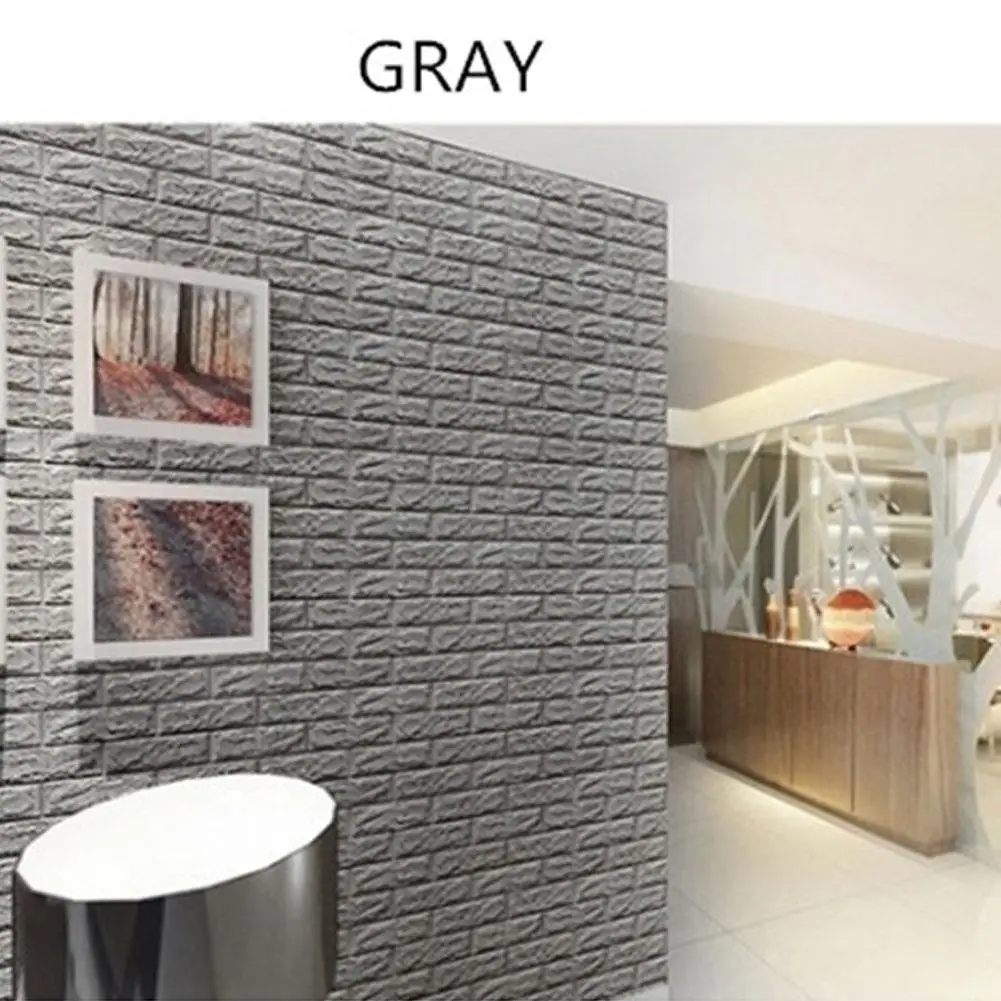 3D наклейка с имитацией кирпичной стены Декор для спальни водонепроницаемые