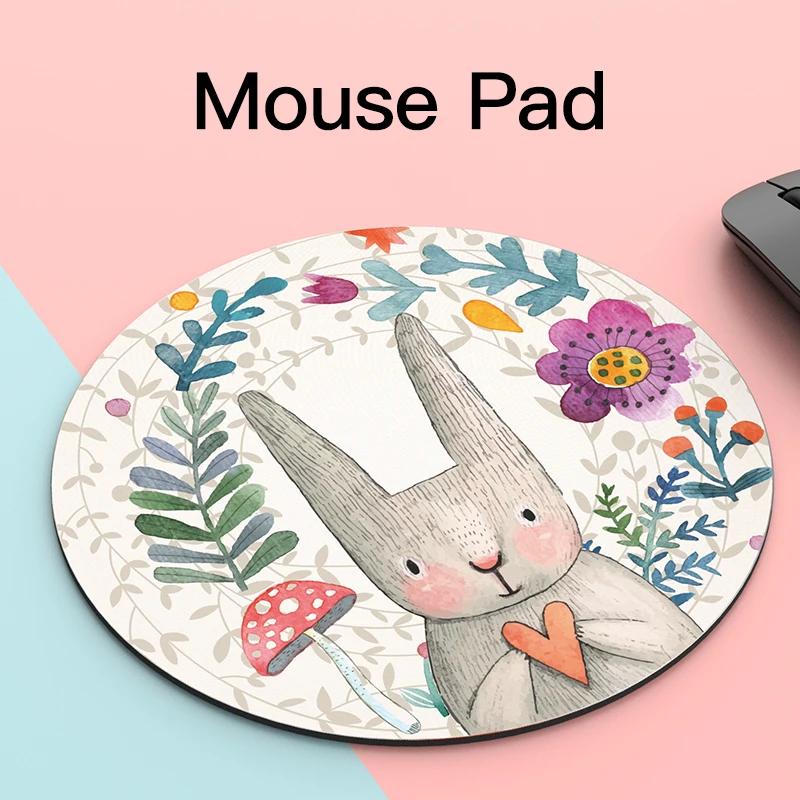 Круглый Мышь коврик стол 20 см моющиеся Краски планшета мыши коврики резиновые