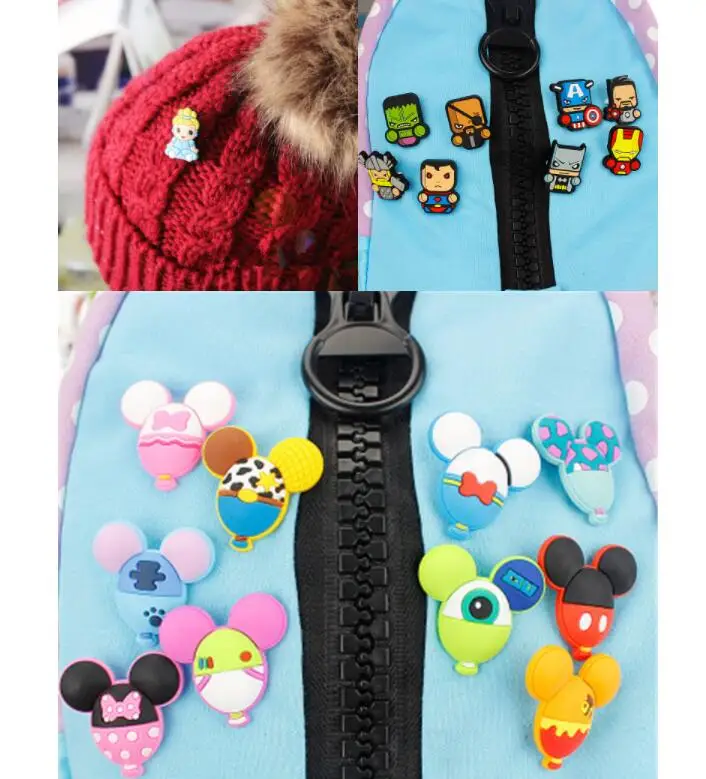 Лидер продаж 4 шт. уличные монстры печенье ПВХ значок булавки на рюкзаках одежда