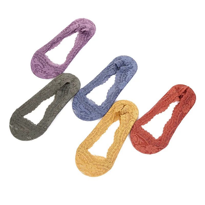 KNOW DREAM Socks women Lace ship socks spring autumn style big size wear retro color whole circle silicone lace invisible |