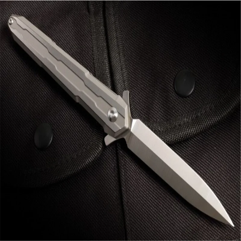 Новый стиль-No Double Holy Sword быстро открывающийся складной нож M390 острые лезвия ручка