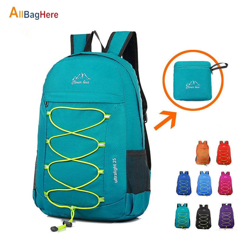 

Рюкзак женский, мужской, Нейлоновый, легкий, складной, водонепроницаемый