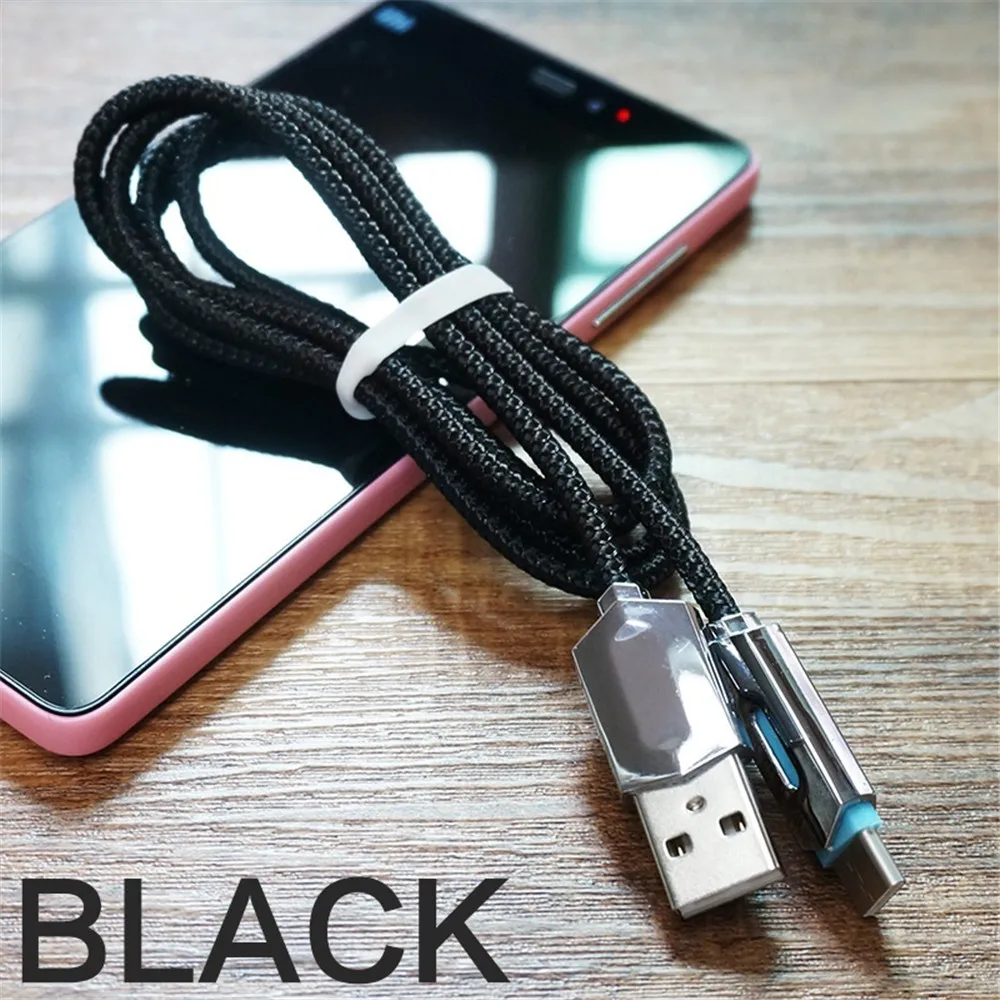 Светодиодный кабель usb type-C для Xiaomi Redmi Note 7 Mi9 кабель USB C для быстрой зарядки и синхронизации данных для samsung Galaxy S10 S9 Oneplus 6t type-C