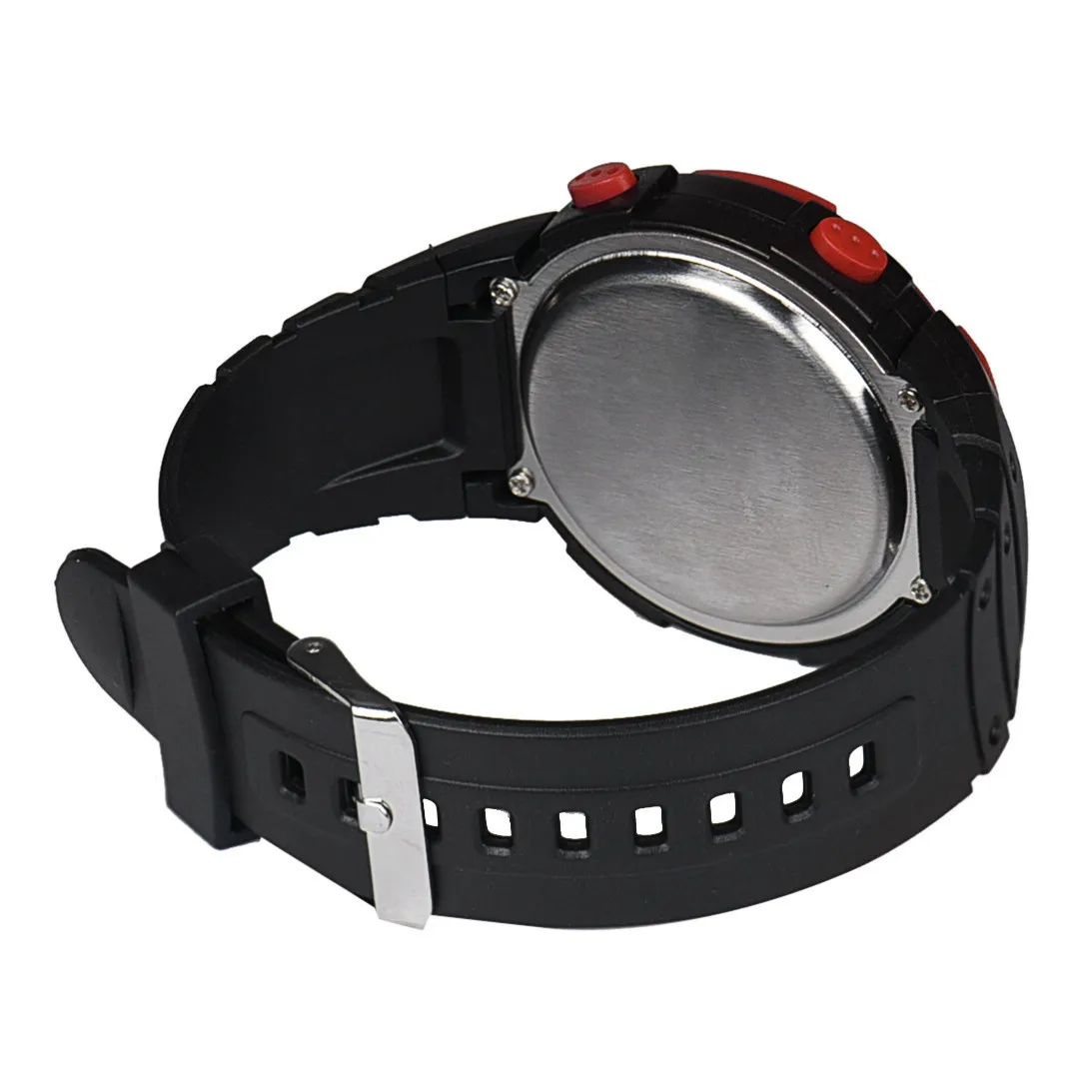 Часы наручные мужские цифровые модные водонепроницаемые спортивные с резиновым
