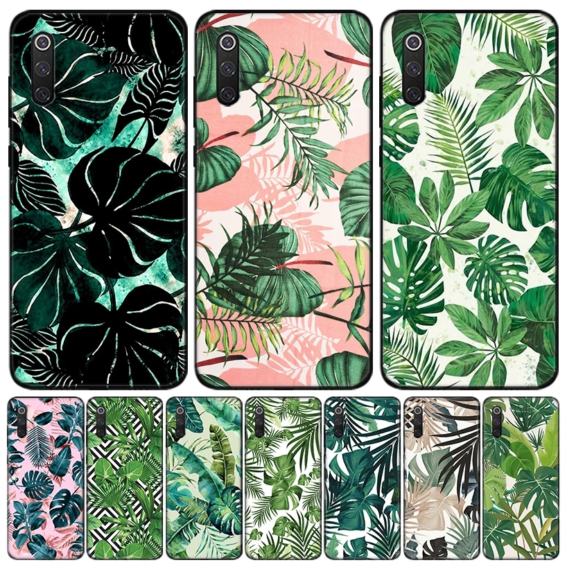 

Tropical Floral Botanic Leaves Phone Case Funda For Xiaomi Redmi Note 10 Pro 10S 9 9S 8 8T 8 Pro 9A 9C 8A 7 7A 6 6A Cover Coque