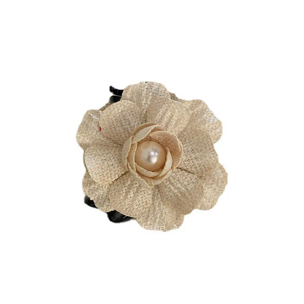 

Flower Hair Claw Fashion Simple Elegant Acrylic Pearl Washing Face Crab Clips Women Hair Accessories