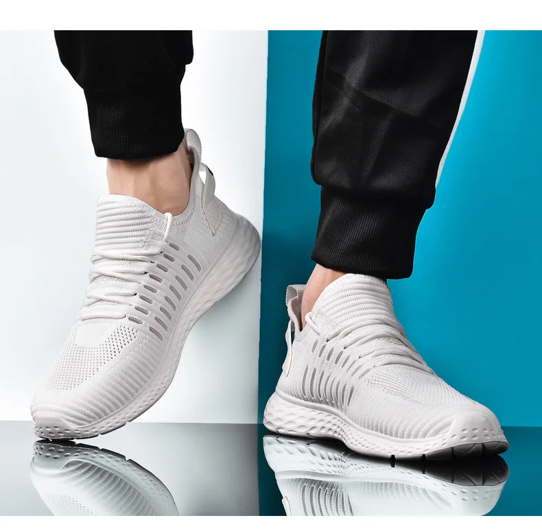 Women casual shoes fashion breathable mesh lace up flat shoes women sneakers walking lightweight tenis feminino Size 35-45