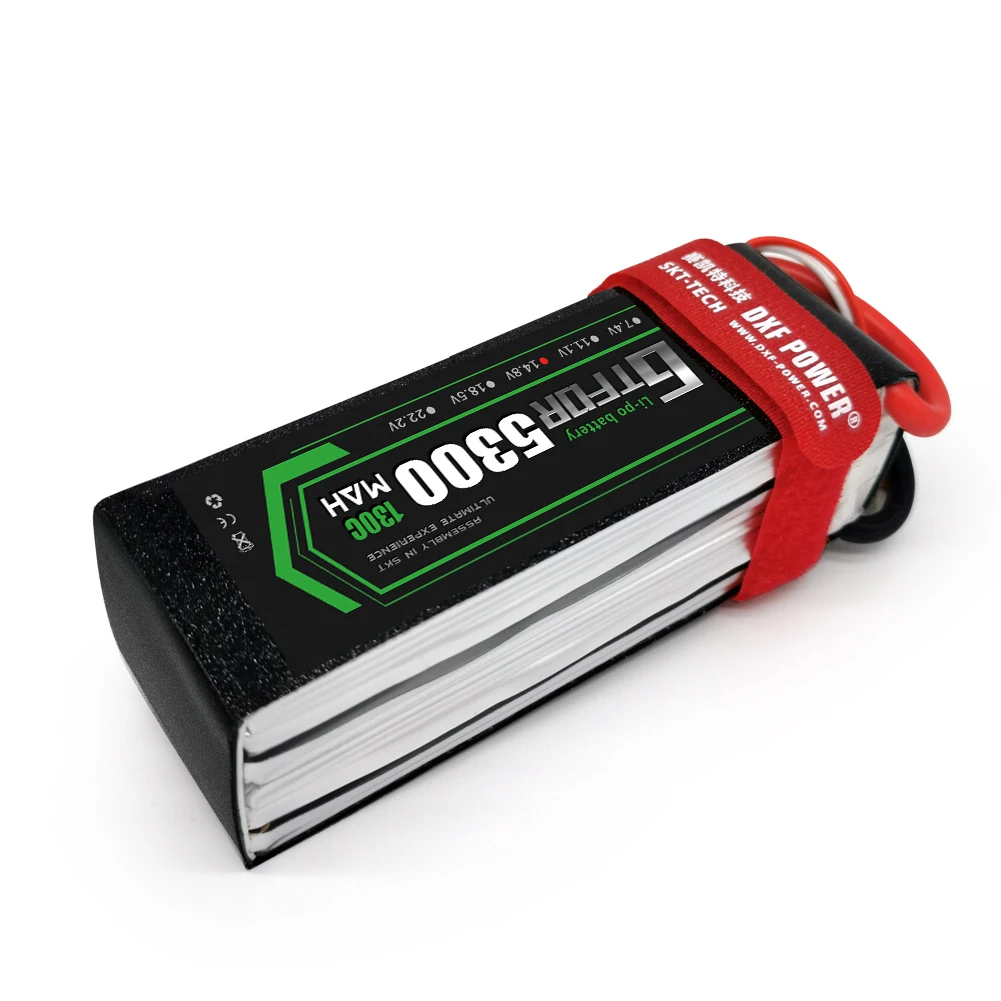 

GTFDR 4S 14.8V 5300mah 130C-260C Lipo Battery 4S XT60 T Deans XT90 EC5 50C For Racing FPV Drone Airplanes Off-Road Car Boats