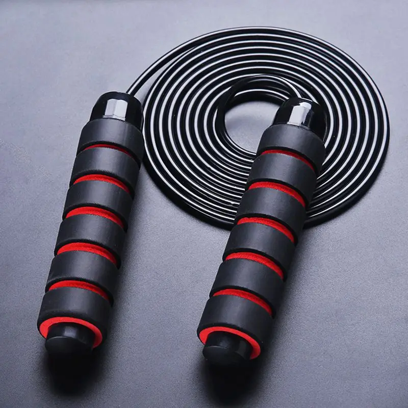 

Sports Fitness Weight Loss Jump Rope Weight-bearing Steel Wire Jump Rope Bearing Jump Rope Equipment-weight-bearing Red/Black