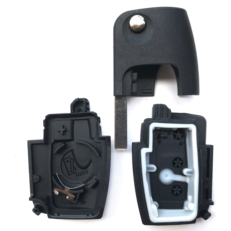 

Car Remote Key Fob shell For Ford Mondeo C max Focus Fiesta Galaxy Replacement 3 Buttons Flip Folding key Case Cover Uncut