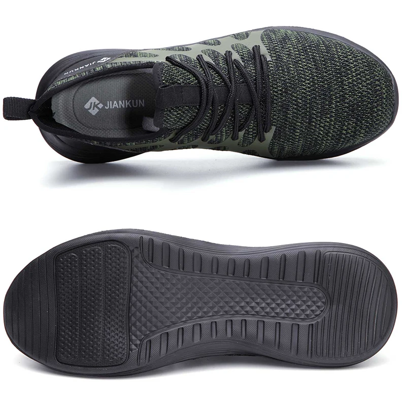 MWSC мужские безопасность рабочие ботинки обувь против разбивания стальной носок