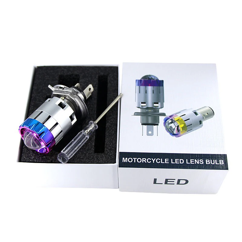 H4 светодиодный мотоциклетный головной светильник аксессуары ba20d H6 Play and Plug Led Moto 12 В светильник головной светильник s головной светильник мотоциклетный налобный фонарь