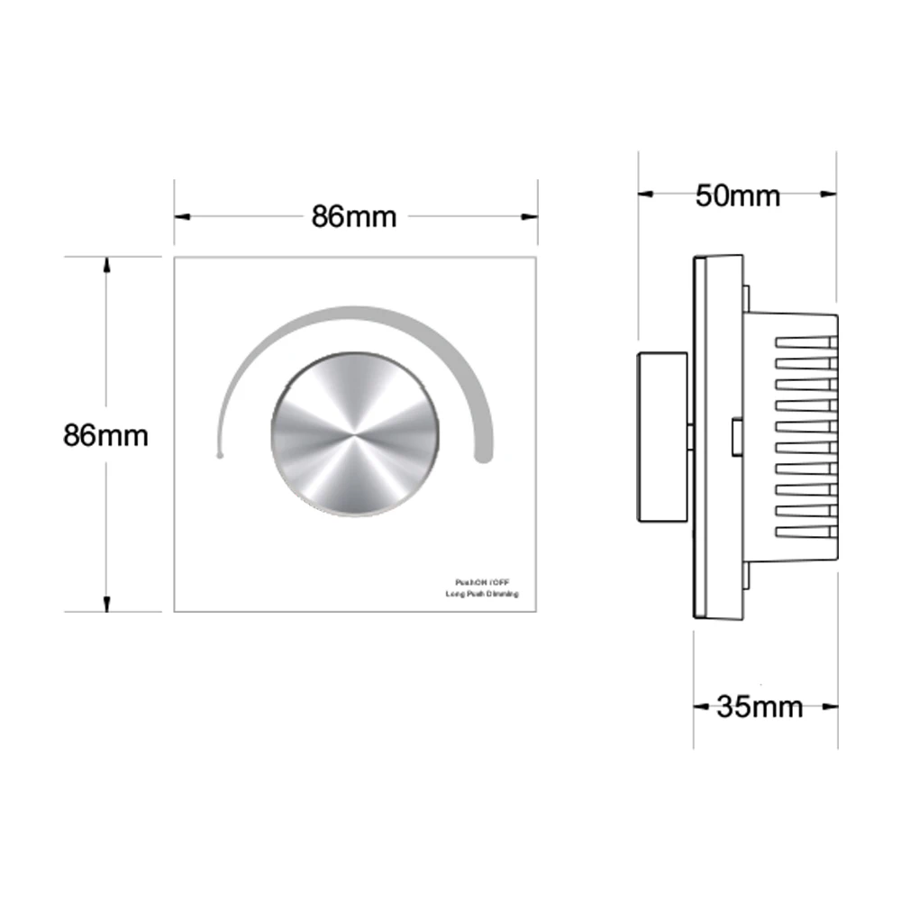 Настенное крепление Triac Dimmer LED Max 280 Вт AC 220 В 230 110 регулятор регулировки яркости