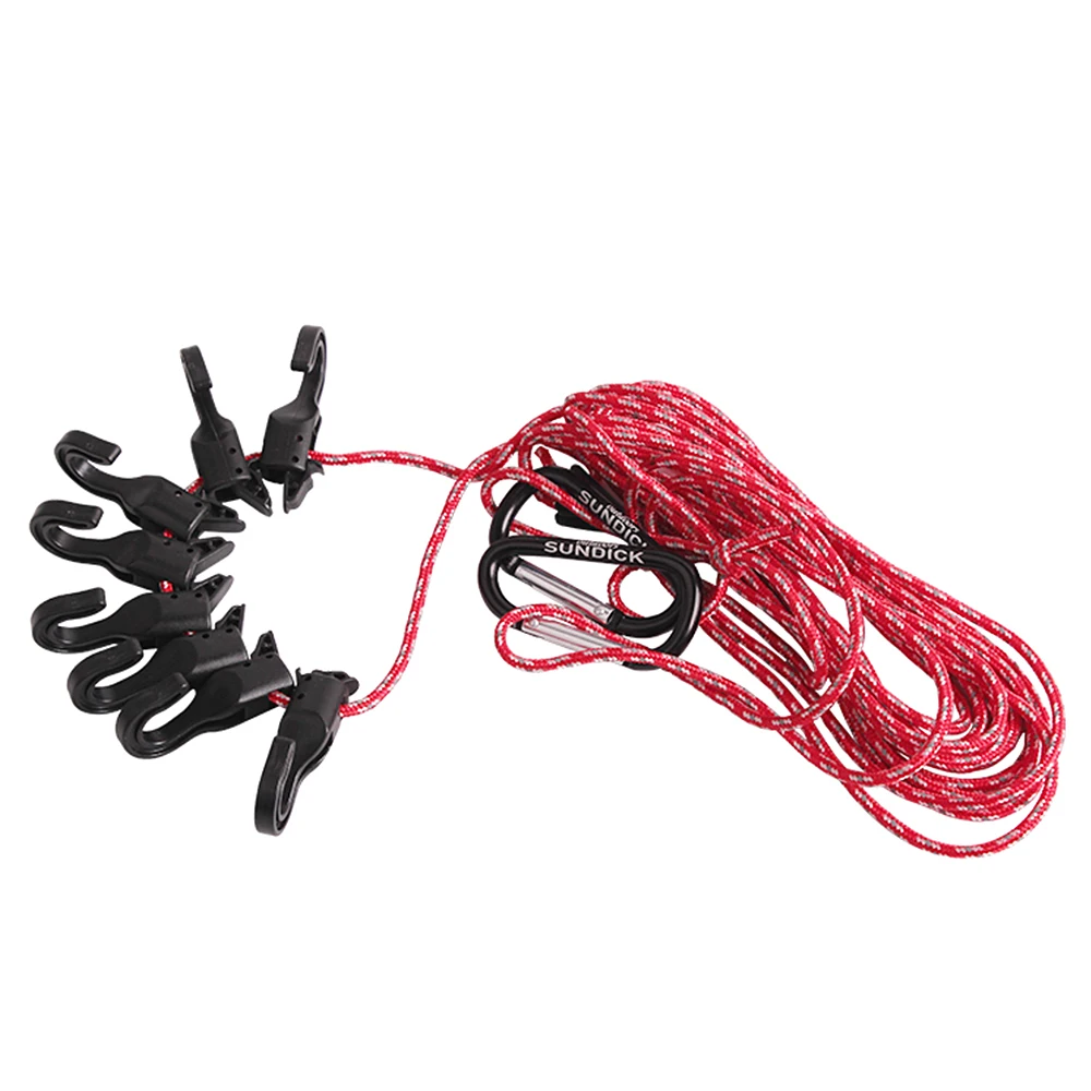 Sunчлен 14 футов уличная подвесная Веревка Регулируемая противоскользящая для