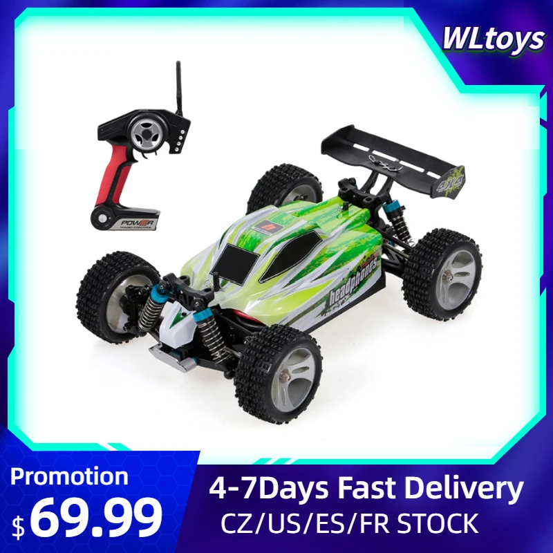 WLtoys A959B Радиоуправляемый автомобиль 1/18 70 км/ч высокоскоростной гоночный 540