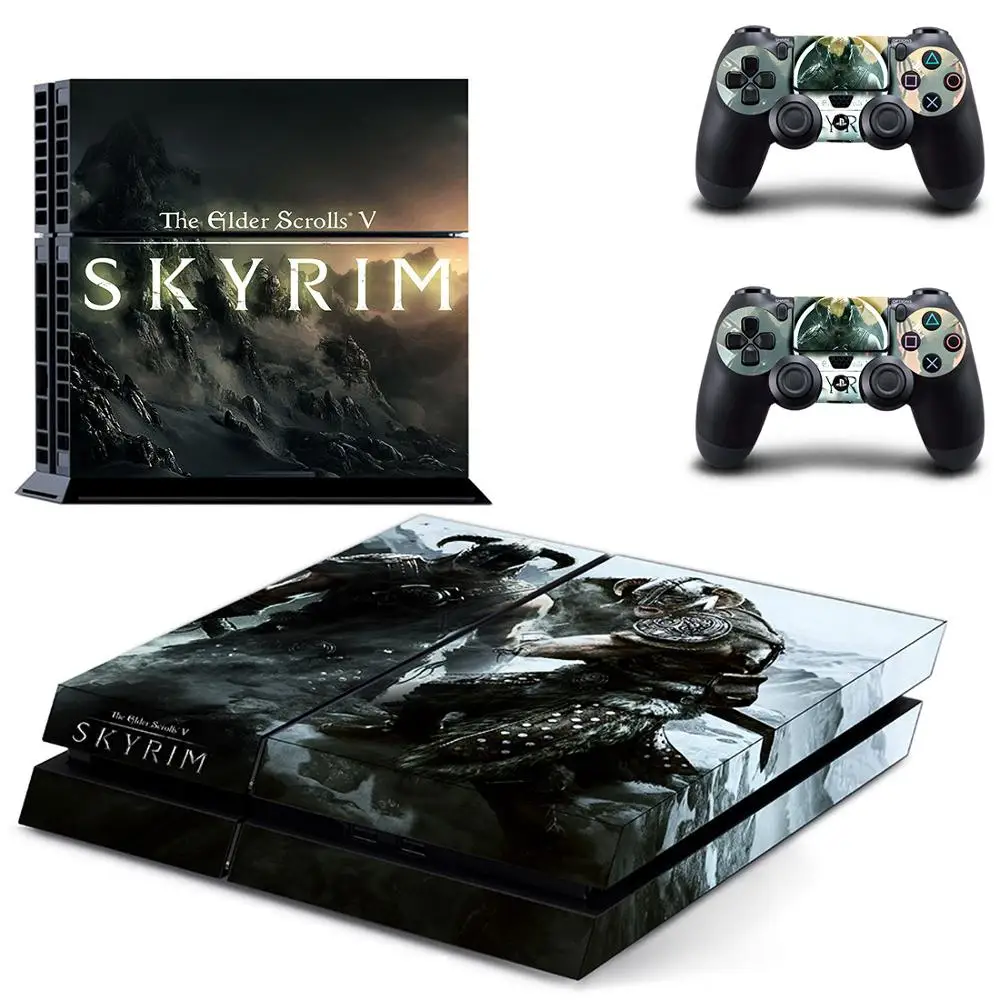 The Elder Scrolls V Skyrim PS4 Стикеры s Play station 4 кожи наклейка для Игровые приставки консоли и