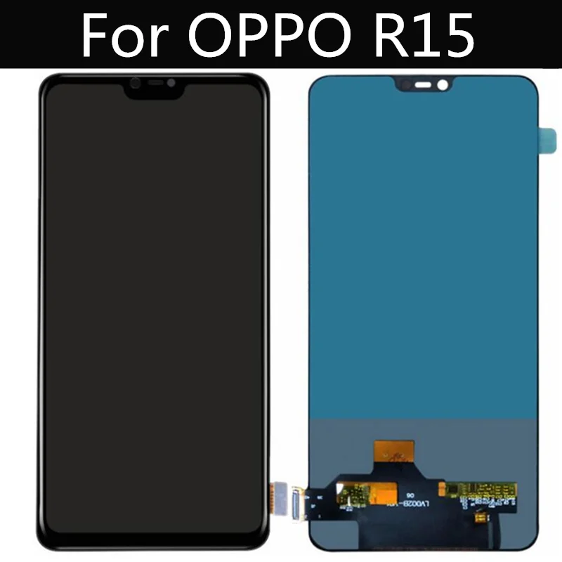 TFT ЖК-дисплей для OPPO R15 ЖК-дисплей сенсорный дигитайзер сборка для OPPO R15 pacm00 cph1835 ЖК-дисплей
