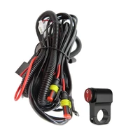 motorcycle headlight wire led spotlight wire and cable switch 12v 40a relay harness kit fuse for refitting fog light spotlight