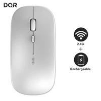 wireless mouse for computer rechargeable mute laptop game mice mause 4 buttons usb optical ultra thin 2 4ghz for laptop pc