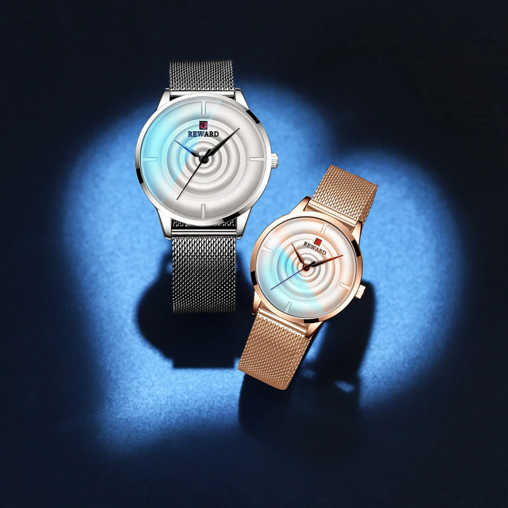Часы наручные женские кварцевые Модные цветные стеклянные с браслетом из