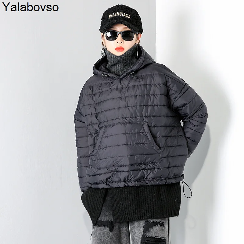 Женский пуловер с длинным рукавом однотонная Толстая куртка хлопковой