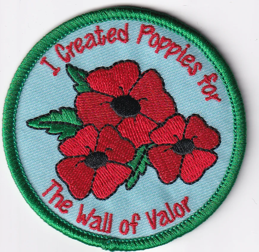 Значок с вышивкой нашивка персонализированный дисплей на заказ: созданные Маки |