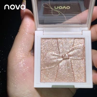 bowknot clear highlight powder shimmer makeup palette blush facial contour bright skin shiny lasting waterproof beauty cosmetics