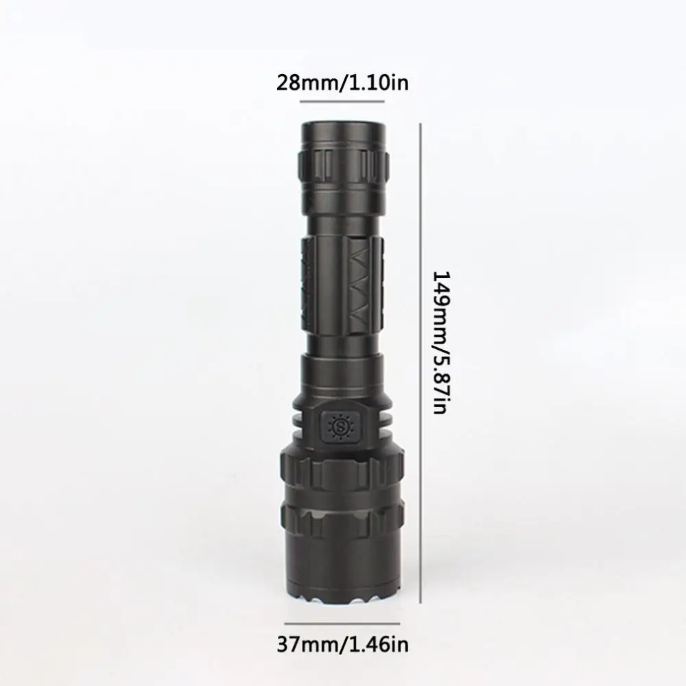 

Usb Charged L2 Bright Led Flashlight Outdoor Multi-Functional Tactical Portable T6 Aluminium Alloy Flashlight