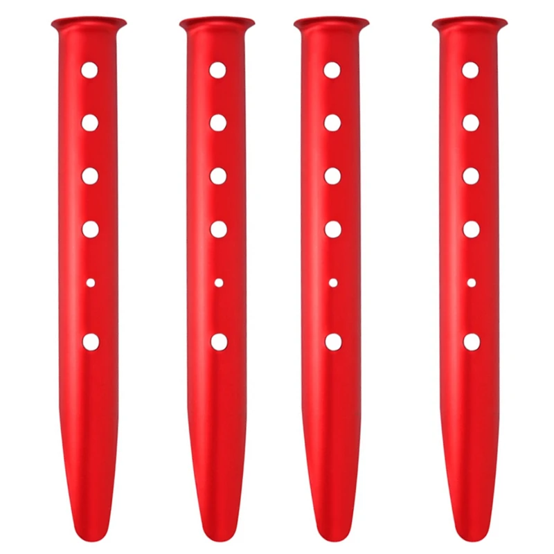 

Camping Tent Pegs U Shape Stakes for Outdoor Beach Snow Sand Aluminum Tent Accessories 31CM Sand Ground Pegs, 4PCS