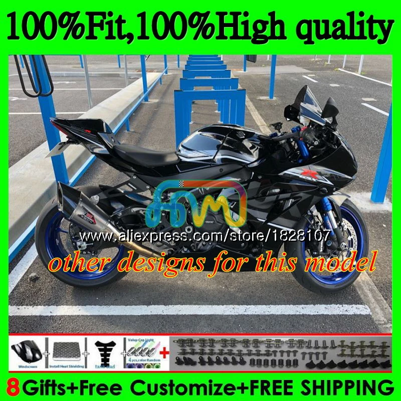 OEM инъекции для SUZUKI GSX-R1000 L7 L8 GSXR 1000 17 18 19 115BS.51 GSXR-1000 K17 GSXR1000 2017 2018 2019 обтекатель Lucky blue