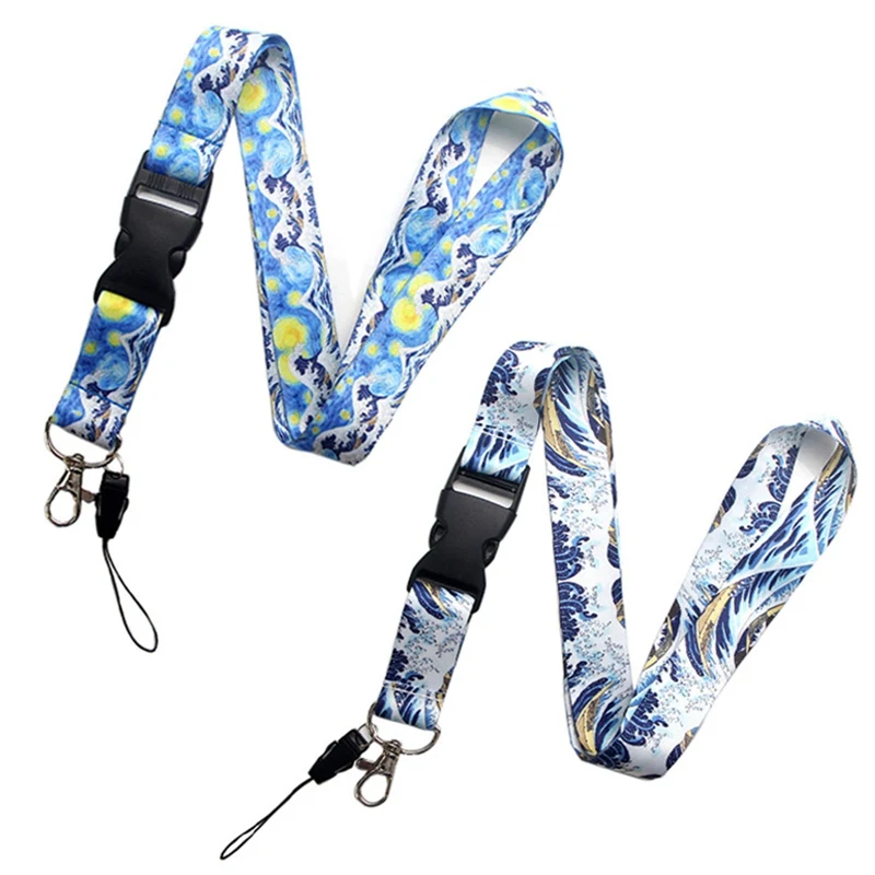 Серфинг Волны мобильный телефон ремешок идентификационная бирка с завязками на