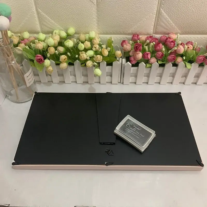 

Newborn 12 Months Hand and Foot Print Commemorative Photo Frame Baby Childhood Growth Record Creative Picture Holder