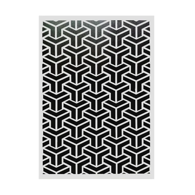 DIY живопись A4 размер Геометрия Шаблон трафарет шаблоны для стены Мебель Ткань