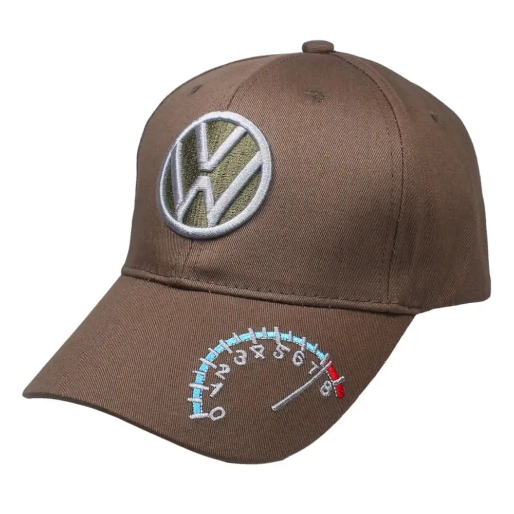 Military Green Повседневная Кепка Snapback из хлопка с 3D вышитым логотипом автомобиля, спортивная гоночная Кепка с регулируемой рельефной пряжкой, Мужская Бейсболка унисекс - Цвет: Military Green