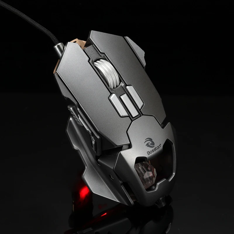 Игровая мышь Bosston 3D Steelseries 3200 DPI программируемые геймерские мыши для игрового ПК