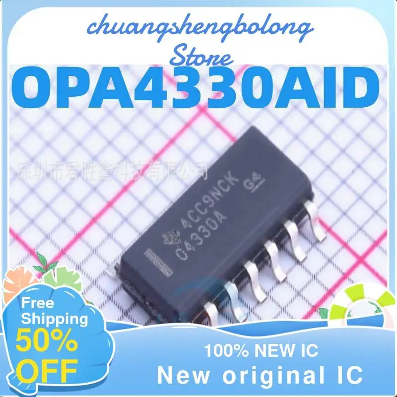 

10-200 шт. OPA4330AIDR SOP14 nuevo original