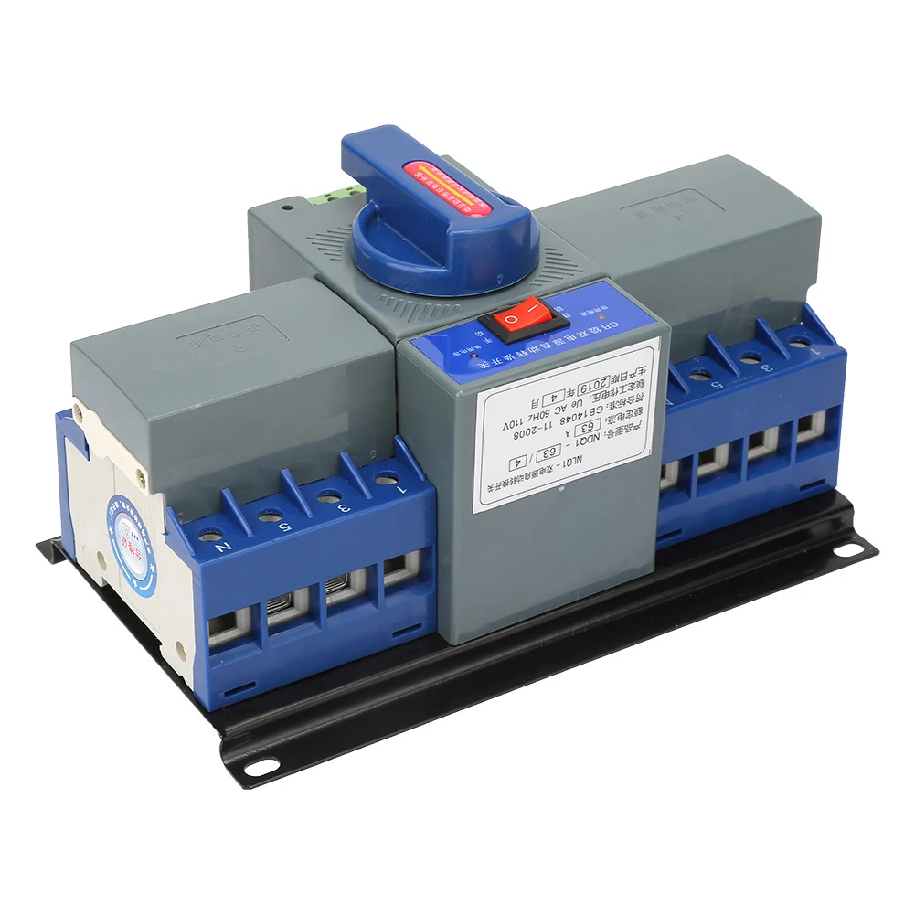 63A 4P 110V Двойной источник питания автоматический переключатель электрическое