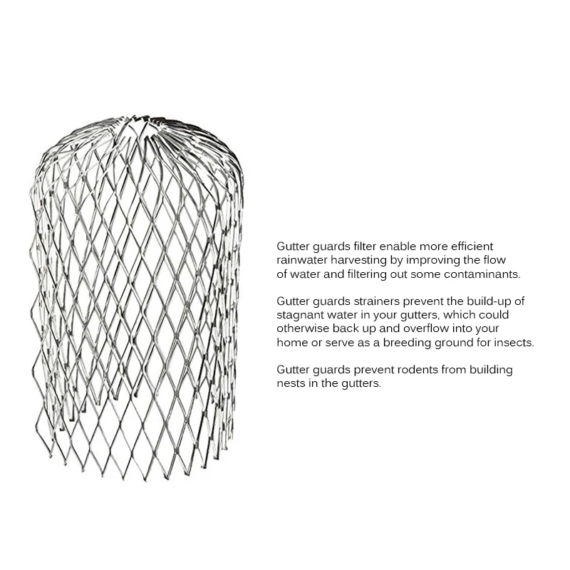 Фильтр для засорения листьев фильтр защиты от мусора алюминиевый |