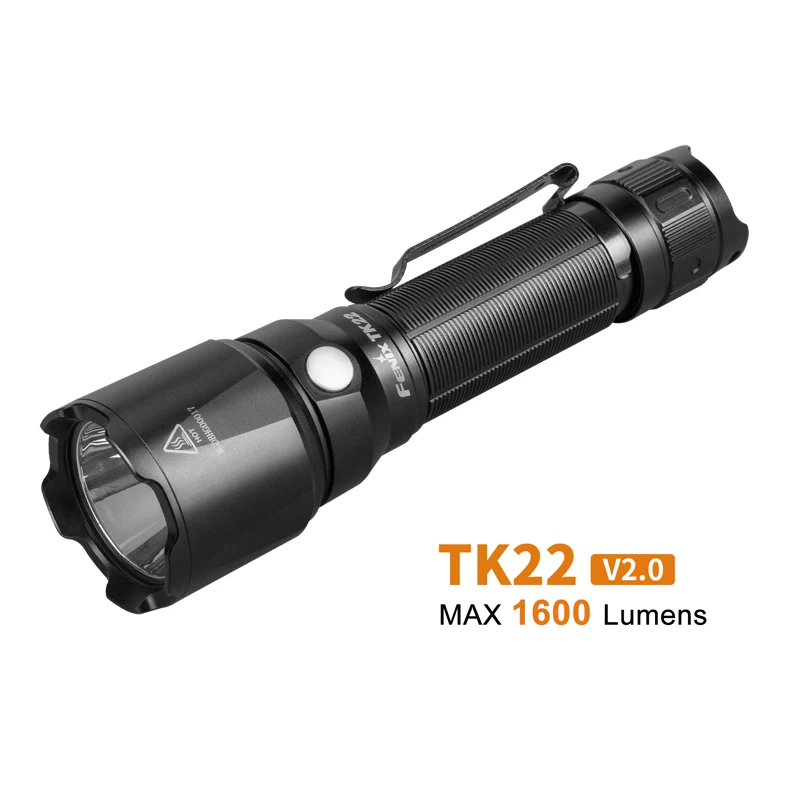 Новинка 2019 Fenix TK22 V2.0 Макс 1600 люмен питание от большой емкости 21700 литий ионный
