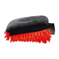 car wash gloves fine plush waterproof coral fleece gloves thick car wash cloth multifunctional car wash tool for cars boats